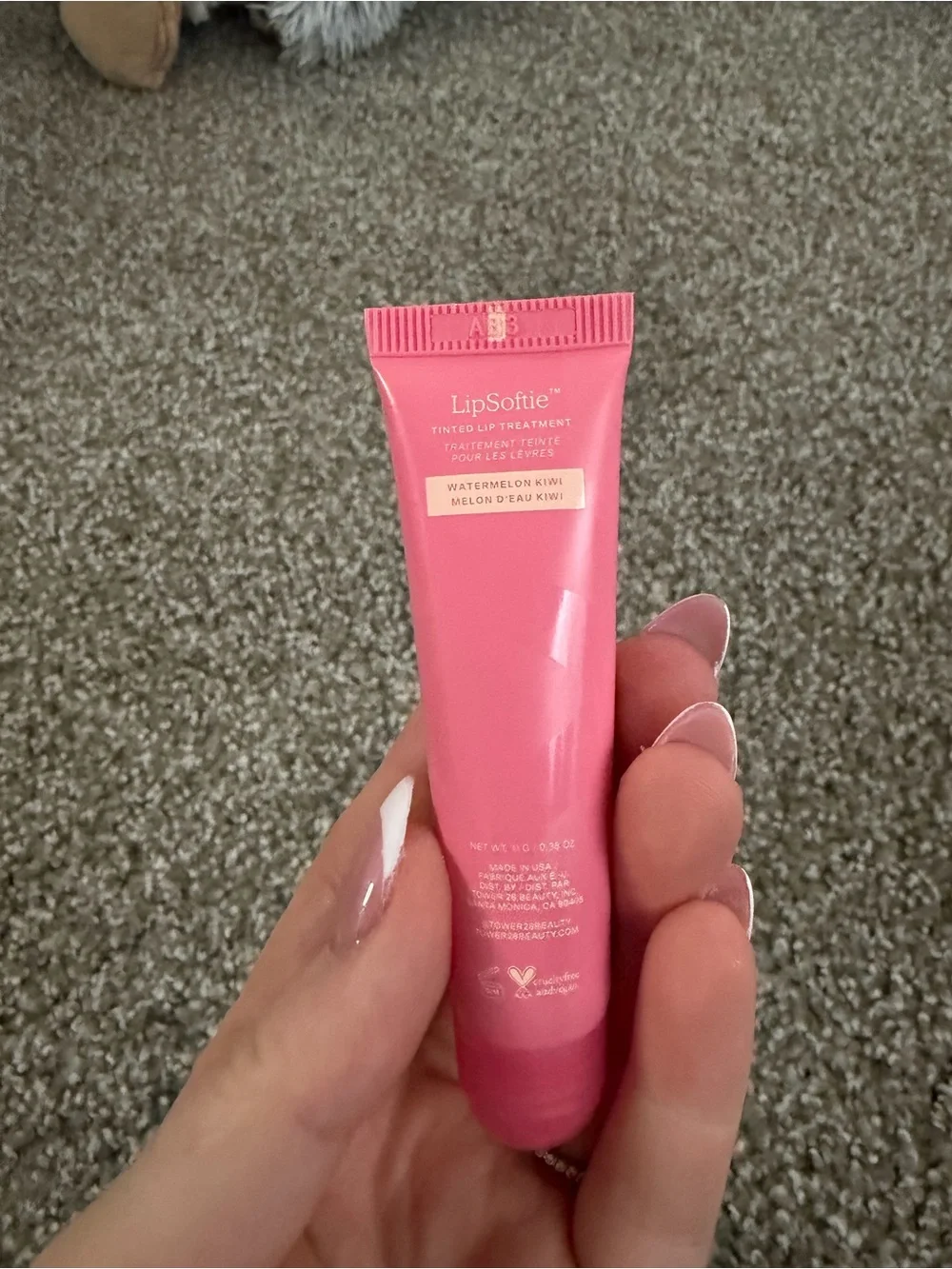 Tower 28 Sheer Watermelon Kiwi Lip Treatment — Baby Pink